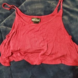 Bra inserted crop top